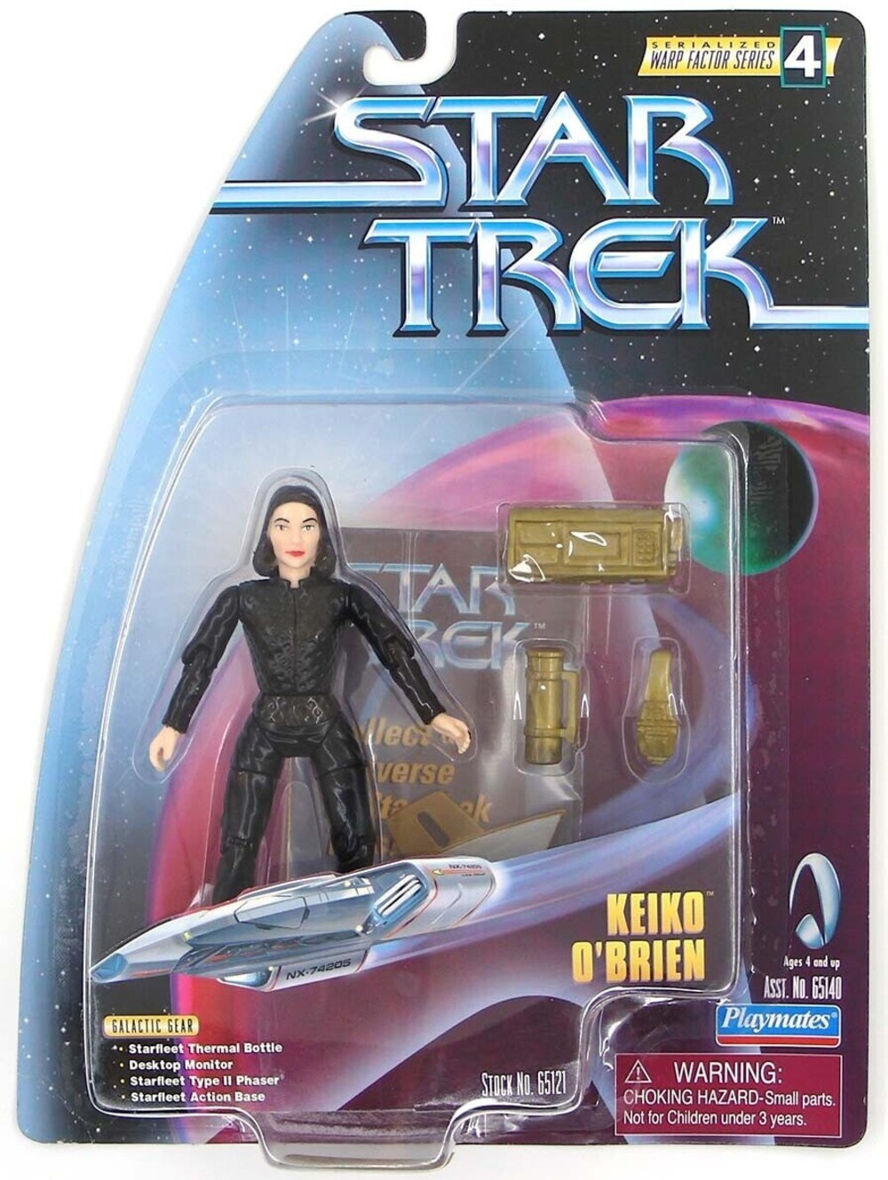 Star Trek Deep Space Nine Warp Factor Series 4 Keiko O'Brien Figure Playmates